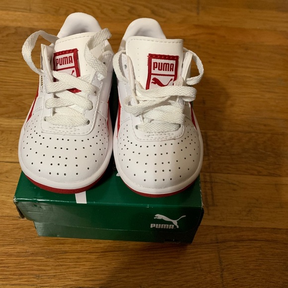 PUMA (Red and white) toddler sneakers - Picture 4 of 7